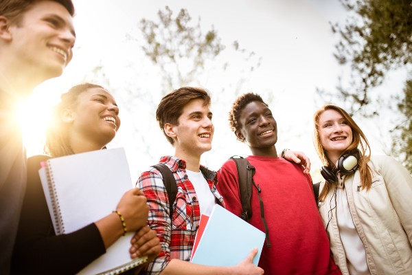 image of young people together